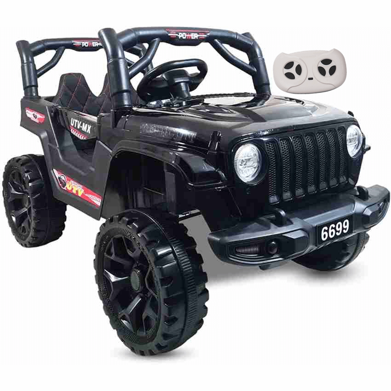 Carro Elétrico Infantil Jipe Motorizado 12V Carrinho de Passeio