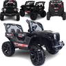 Carro Eletrico Bang Toys Jeep Rubicon UTV MX 12V Controle Preto - 3