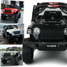 Carro Eletrico Bang Toys Jeep Rubicon UTV MX 12V Controle Preto - 4