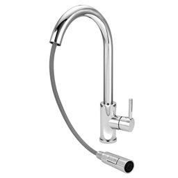 Torneira Cozinha Monocomando Com Ducha Extensível Cromada - 3