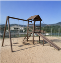 Ver imagem 2 de Parque Infantil em Madeira Plástica Maciça Playground 350cm Lanci / Lc-50