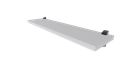 Ver imagem 1 de Kit 05 Prateleiras Bp 15mm 0,20x0,40 C/suporte Aguia Cinza Cristal