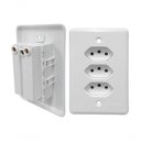 Ver imagem 1 de Tomada Ilumi Stylus Tripla (3 Tom ) 10a 250v 201201