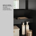 Ver imagem 4 de Guarda Roupa Solteiro com Espelho 2 Portas de Correr 4 Gavetas Itália Yescasa