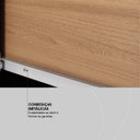 Ver imagem 6 de Guarda Roupa Solteiro com Espelho 2 Portas de Correr 4 Gavetas Itália Yescasa