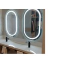 Ver imagem 1 de Espelho Oval com Luz de Led 90x60 Branco Neutro