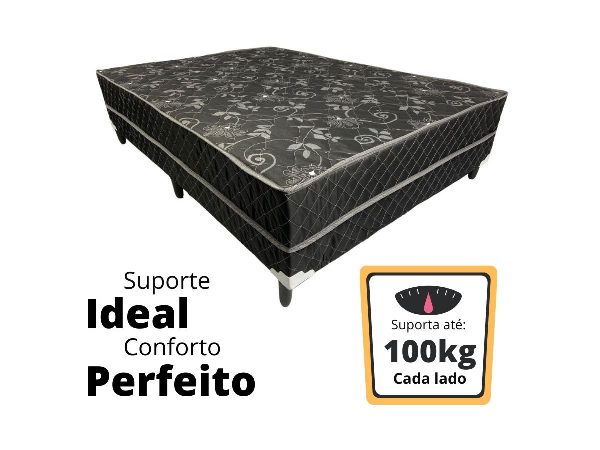 Cama Box Casal Conjugado Sleep Comfort 138x188x53 - 4
