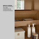 Ver imagem 4 de Guarda Roupa Solteiro com Espelho 2 Portas de Correr 4 Gavetas Itália Yescasa