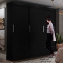 Ver imagem 5 de Guarda Roupa Casal 3 Portas 3 Gavetas Externas Roma Yescasa