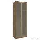 Ver imagem 1 de Guarda Roupa Modulado 02 Portas de Vidro 234cm Setiba
