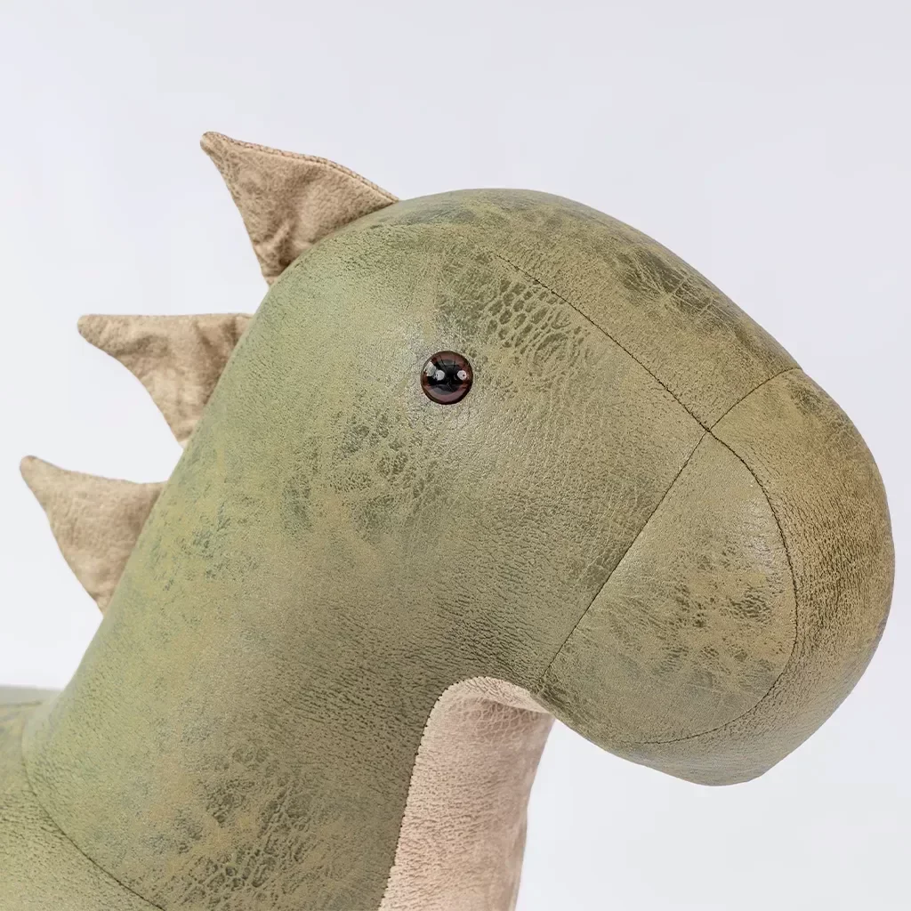Puff Infantil Dinossauro Couro Sintético e Madeira L63xa38xc32 - 6