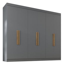 Guarda-Roupa Casal 6 Portas 2 Gavetas Paris - 2