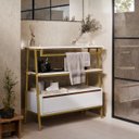 Branco Cedro/Dourado