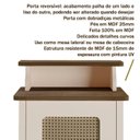Ver imagem 4 de Mesa de Apoio Mdf Sala 43 Cm 4518 Pinho Off White Arly
