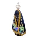Ver imagem 2 de Imagem Nossa Senhora Aparecida Completa 15 Cm Manto Coroa