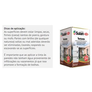 Acrílico p/ Efeitos Decorativos Sulan Texturas - 25Kg-Branco:Textura Lisa