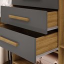 Ver imagem 7 de Guarda Roupas Taurus Imperial 6 Portas 3 Gavetas - com Chave para Quarto de Casal:nature Alasca