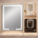 Ver imagem 1 de Espelho Decorativo Retangular com Iluminação 60x80cm Goldenx