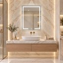 Ver mais imagens de Espelho Decorativo Retangular com Iluminação 60x80cm Goldenx
