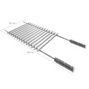 Ver imagem 2 de Grelha de Parrilla Argentina para Churrasqueira Inox 34,5cm Plana Profissional