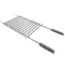 Grelha de Parrilla Argentina para Churrasqueira Inox 34,5cm Plana Profissional - 1