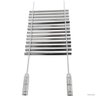 Grelha de Parrilla Argentina para Churrasqueira Inox 34,5cm Plana Profissional - 4