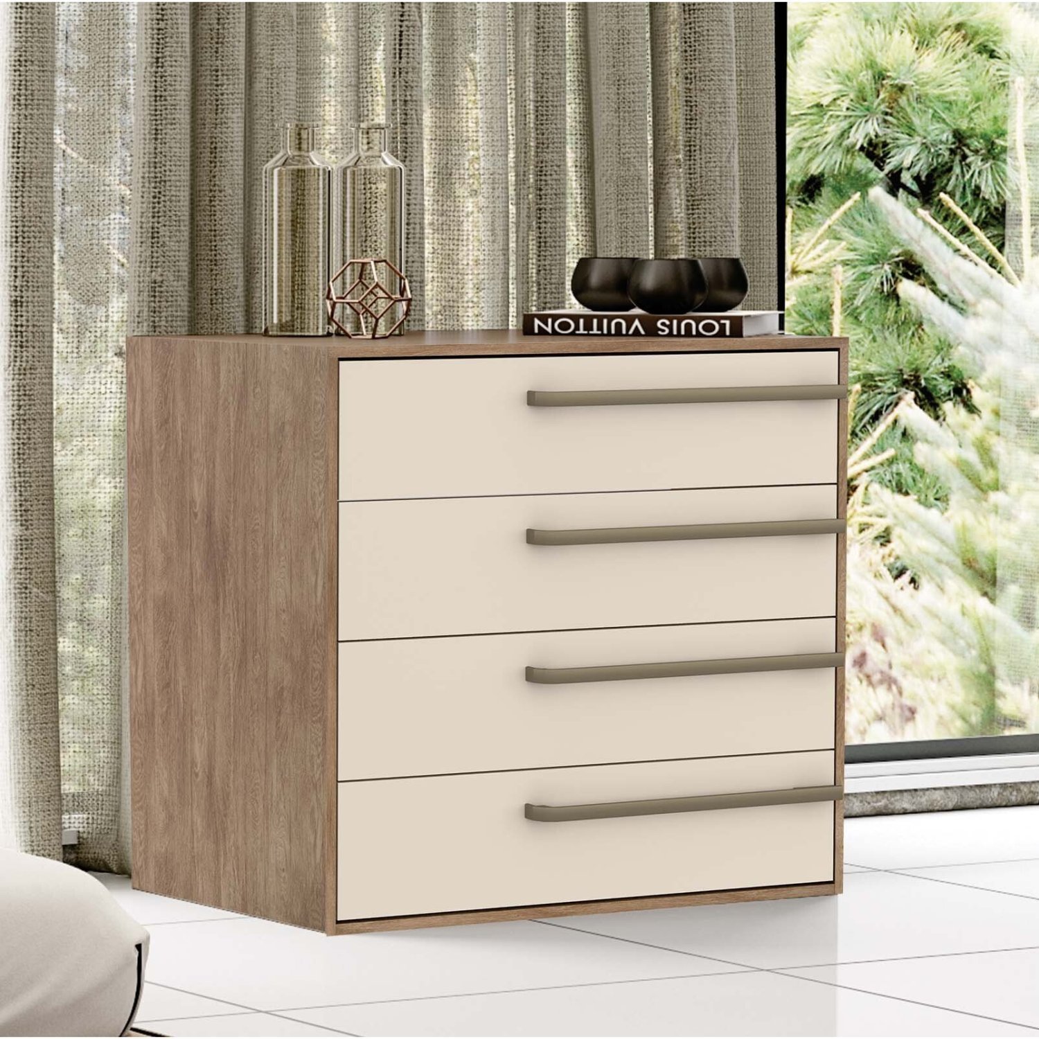 Cômoda 4 Gavetas Originale Belmax | MadeiraMadeira