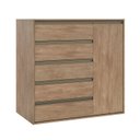 Ver imagem 2 de Cômoda Multiuso 5 Gavetas e 1 Porta Auriva