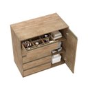 Ver imagem 4 de Cômoda Multiuso 5 Gavetas e 1 Porta 100% Mdf Select