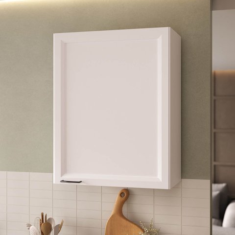 Armário Aéreo 1 Porta 60cm Soho CabeCasa MadeiraOriginals Branco