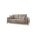 Ver imagem 2 de Sofá Verona Molas Ensacadas Braço 20cm Veludo 2,10m:Cinza