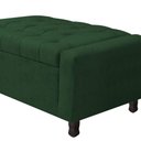 Ver imagem 3 de Calçadeira Baú Solteiro Everest P02 90cm para Cama Box Suede Verde
