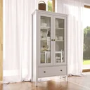 Ver imagem 1 de Cristaleira 2 Portas com Vidro 1 Gaveta Vogue 