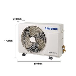 Ar-condicionado Split Inverter 12000 Btus Samsung Windfree Ai Wi-fi High Wall Só Frio - 5