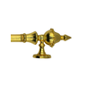 Puxador para Portas Modelo Colonial Dourado 43cm - 10