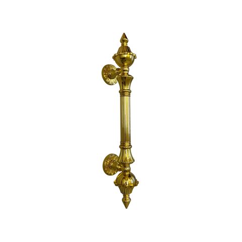 Puxador para Portas Modelo Colonial Dourado 43cm