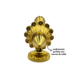 Puxador para Portas Modelo Colonial Dourado 43cm - 8