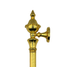 Puxador para Portas Modelo Colonial Dourado 43cm - 7
