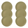 Kit Prato Raso Unni Oliva – 6 Peças - 1