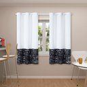 Ver imagem 1 de Cortina Para Cozinha 2,20m x 1,45m Ilhós Estampada Tempero