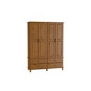 Ver imagem 4 de Guarda Roupa Casal 4 Portas 4 Gavetas Cairo 