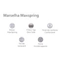 Ver imagem 2 de Cama Box Casal: Colchão Molas Herval Maxspring Marselha + Base CRC Suede Black(138x188)