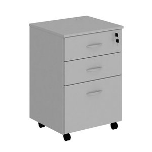 Gaveteiro Volante Incoflex com 3 Gavetas Cinza