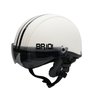 Capacete Coquinho Scooter Elétrica Bike Branco Viseira - 1