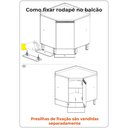 Ver imagem 3 de Rodapé para Balcão 220cm Connect Henn - Duna