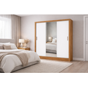 Ver imagem 1 de Guarda Roupa com Espelho e 3 Portas Sapphire -grand Line