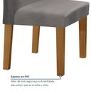 Ver imagem 7 de Conjunto Sala de Jantar Mesa Tampo de Vidro 4 Cadeiras Espanha Yescasa