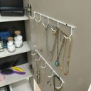 Ver imagem 6 de Espelho de Chão Retangular 175x49cm com 2 Prateleiras Organizador Porta Acessórios Inclinado Retr
