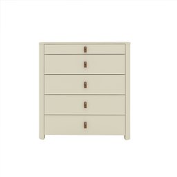 Cômoda Ilha Innova 5 Gavetas Off White - Gelius - 8