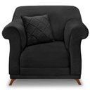 Ver imagem 7 de Poltrona Decorativa Retro Polo com Almofada Veludo 2237 Ezz 2237